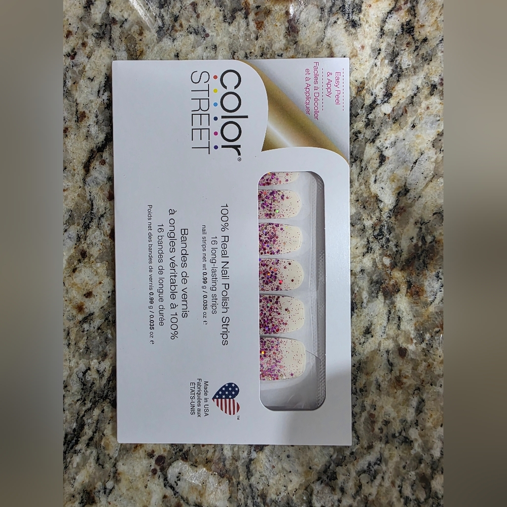 2/$10 Color Street Nail Polish Strips with Glitter